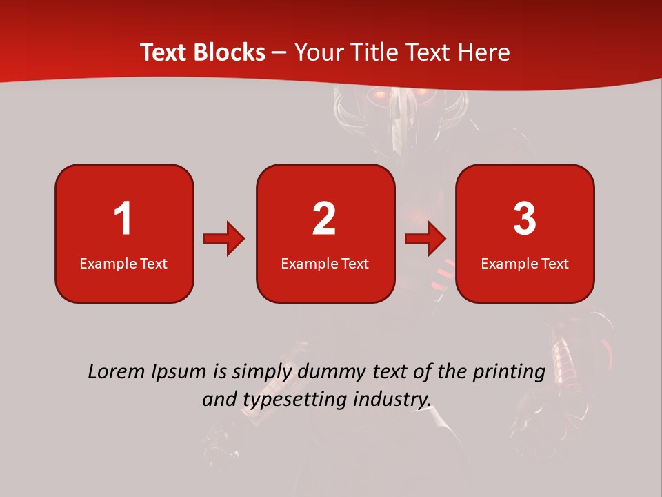 Intelligence Automation Illustration PowerPoint Template