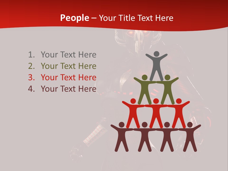 Intelligence Automation Illustration PowerPoint Template