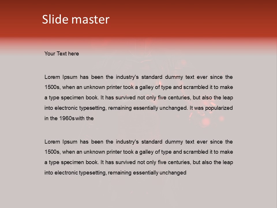 Artificial Model Digital PowerPoint Template