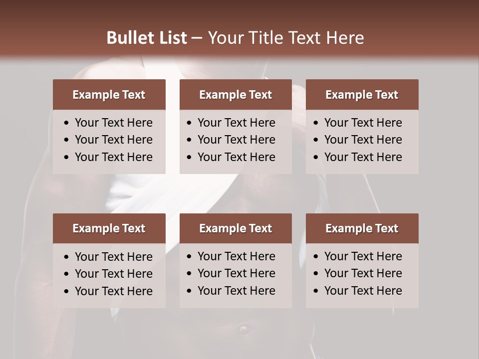Office Meeting Figure PowerPoint Template