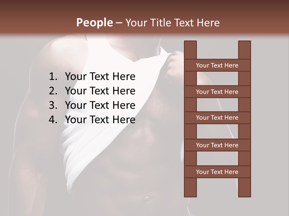 Office Meeting Figure PowerPoint Template