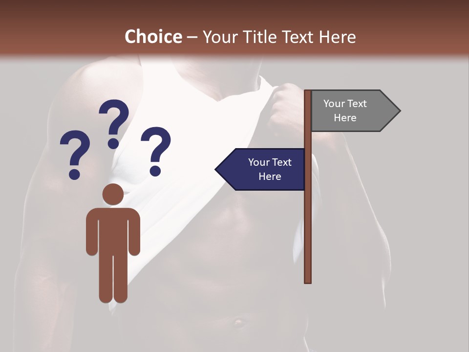 Office Meeting Figure PowerPoint Template