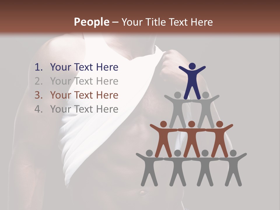 Office Meeting Figure PowerPoint Template