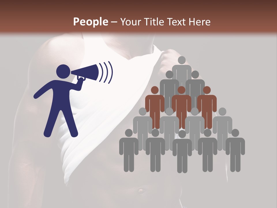 Office Meeting Figure PowerPoint Template