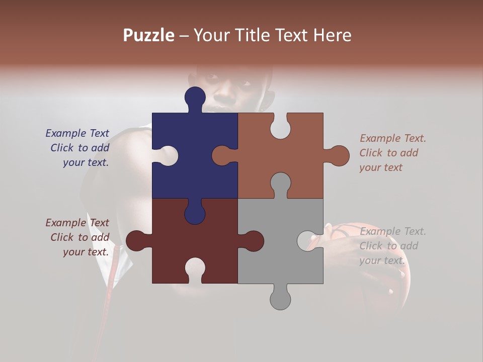 Figure Together Toon PowerPoint Template