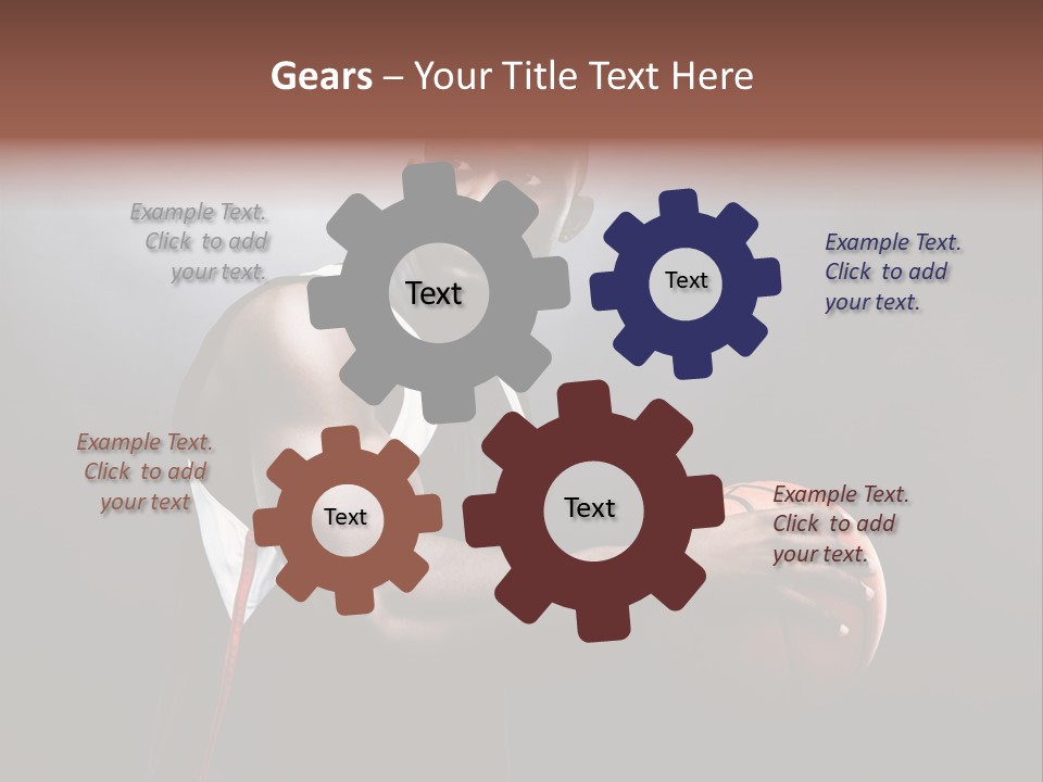 Figure Together Toon PowerPoint Template