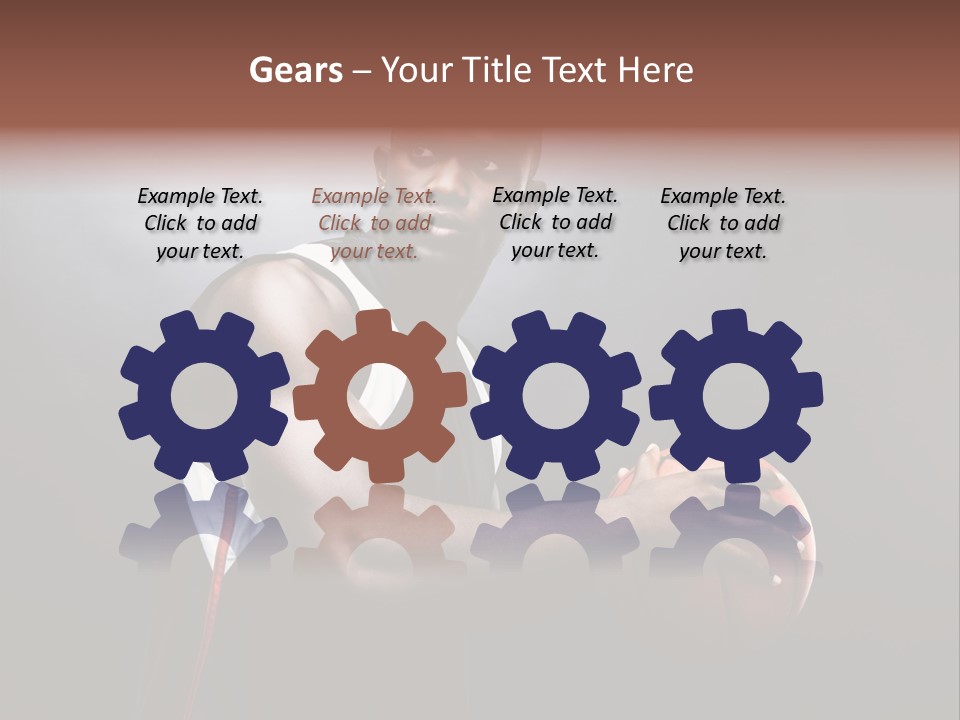 Figure Together Toon PowerPoint Template