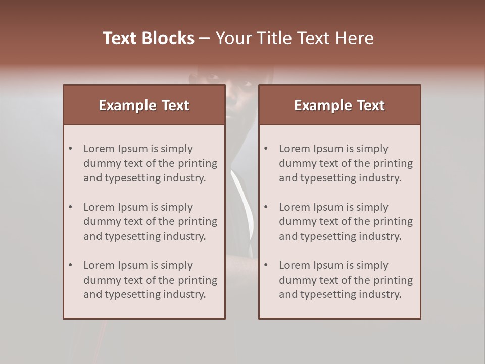 Figure Together Toon PowerPoint Template