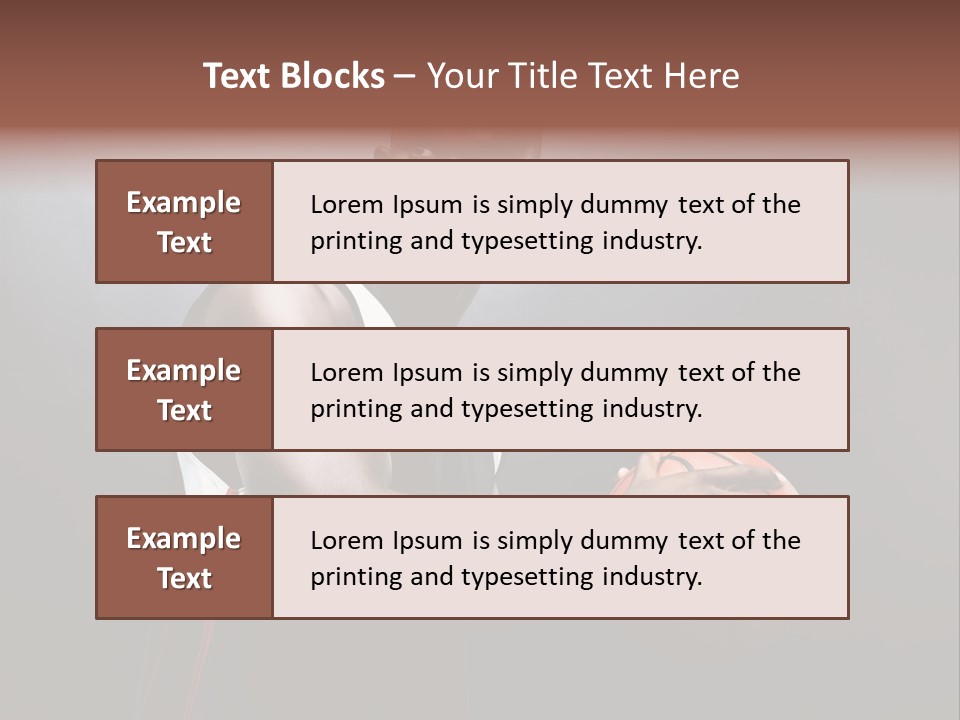 Figure Together Toon PowerPoint Template