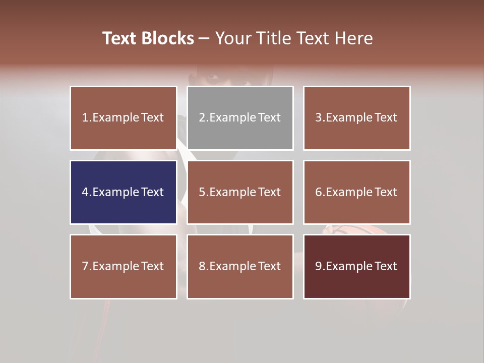 Figure Together Toon PowerPoint Template