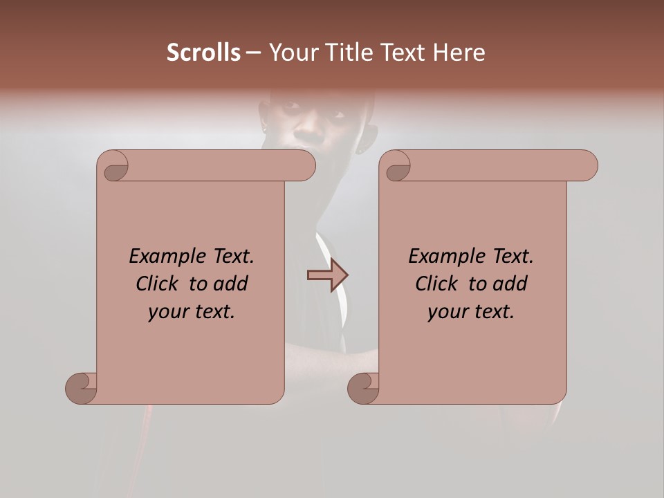 Figure Together Toon PowerPoint Template