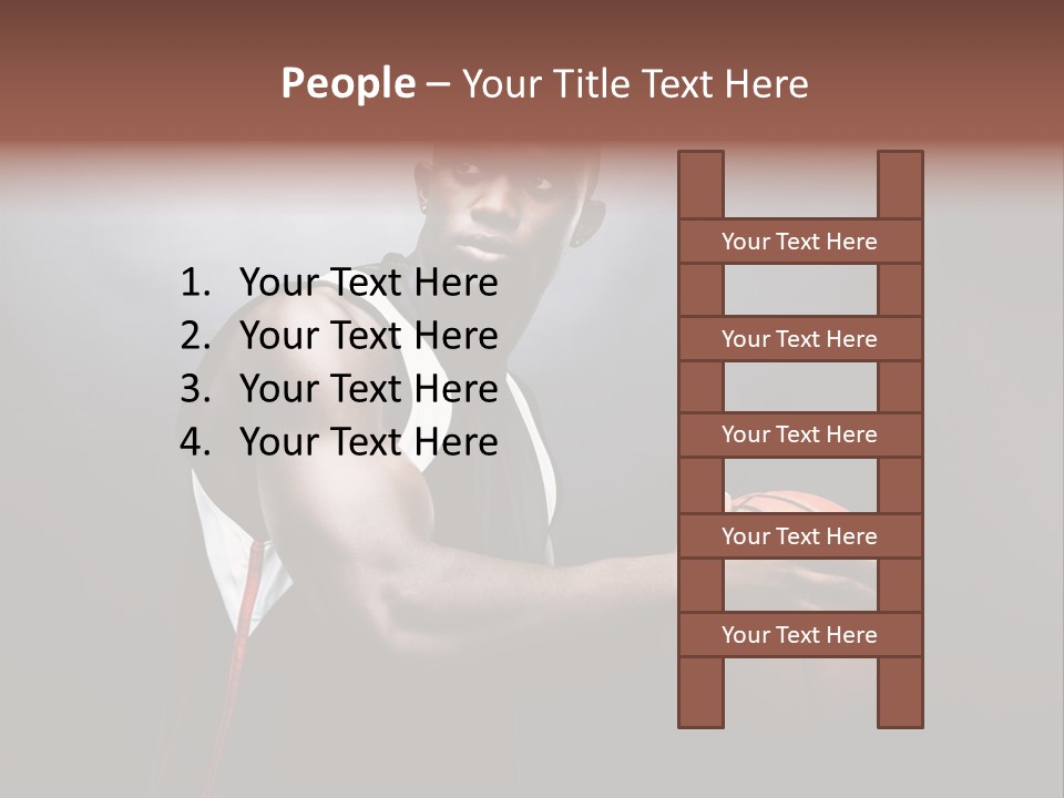 Figure Together Toon PowerPoint Template