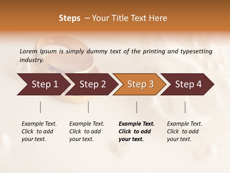 Detail Wedding Band PowerPoint Template
