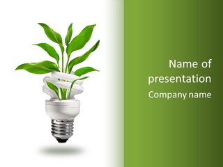 Future Green Save PowerPoint Template