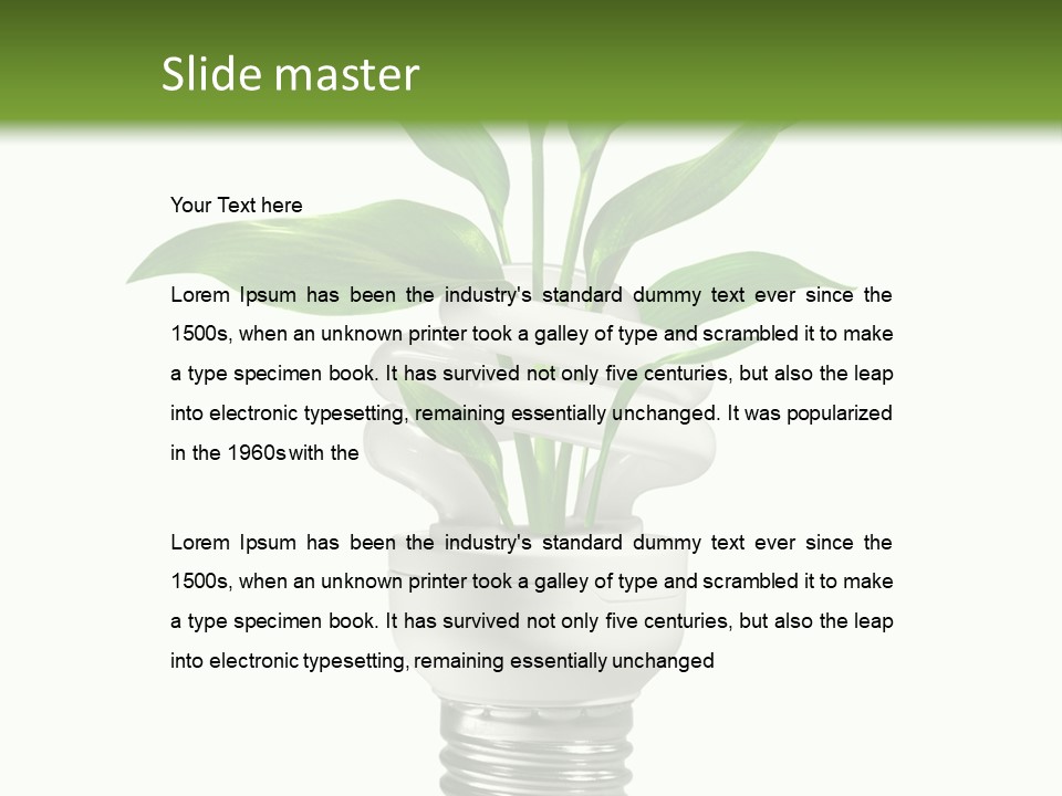 Future Green Save PowerPoint Template