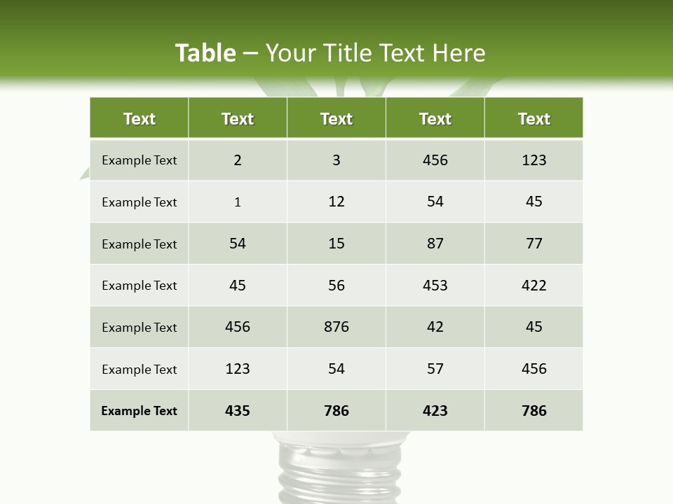 Future Green Save PowerPoint Template