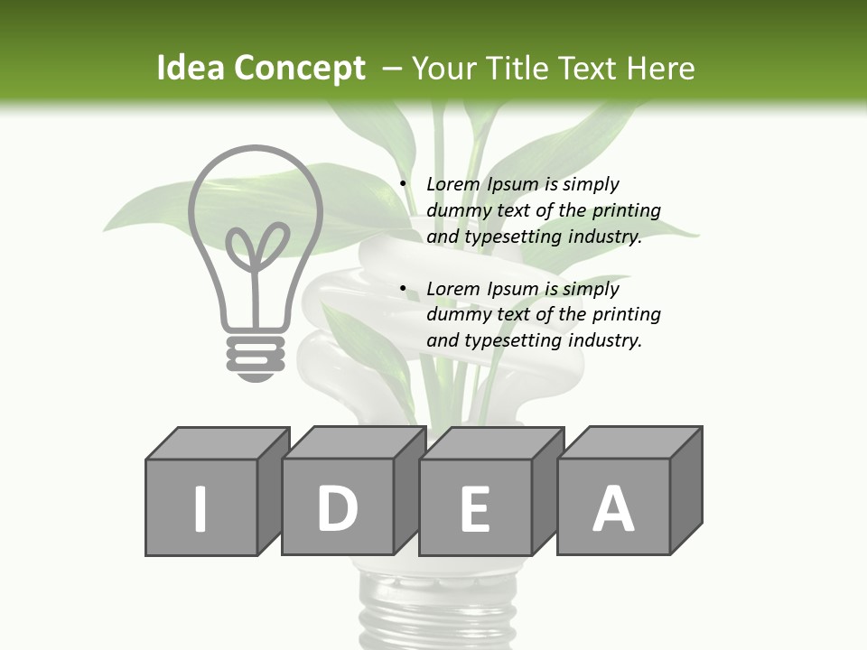 Future Green Save PowerPoint Template
