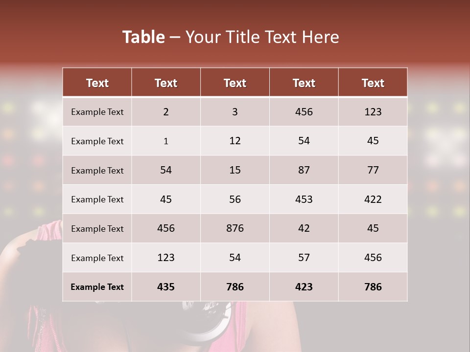 Mp Lifestyle Party PowerPoint Template