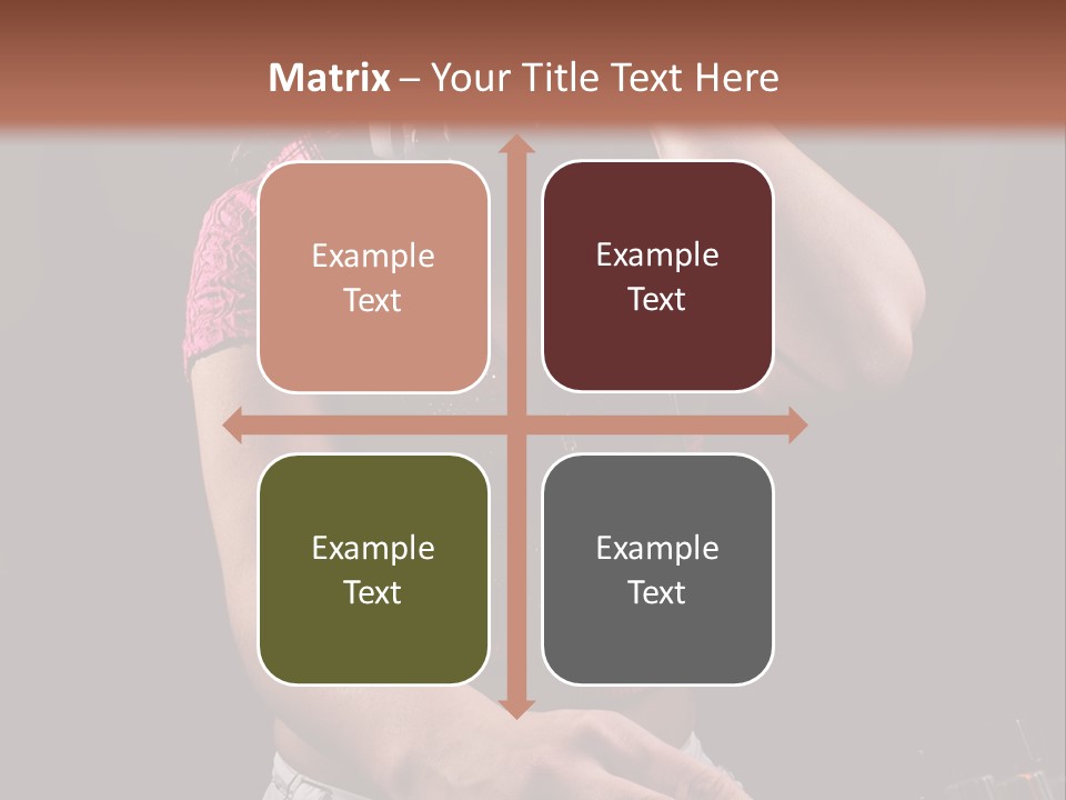 Party Listen Headphones PowerPoint Template