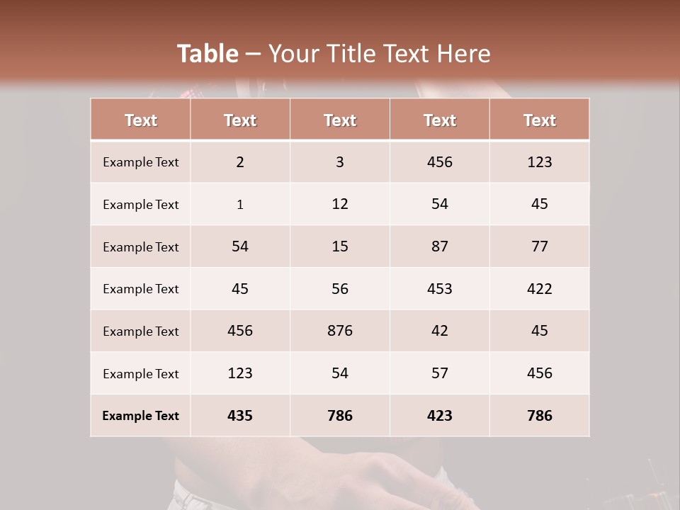 Party Listen Headphones PowerPoint Template