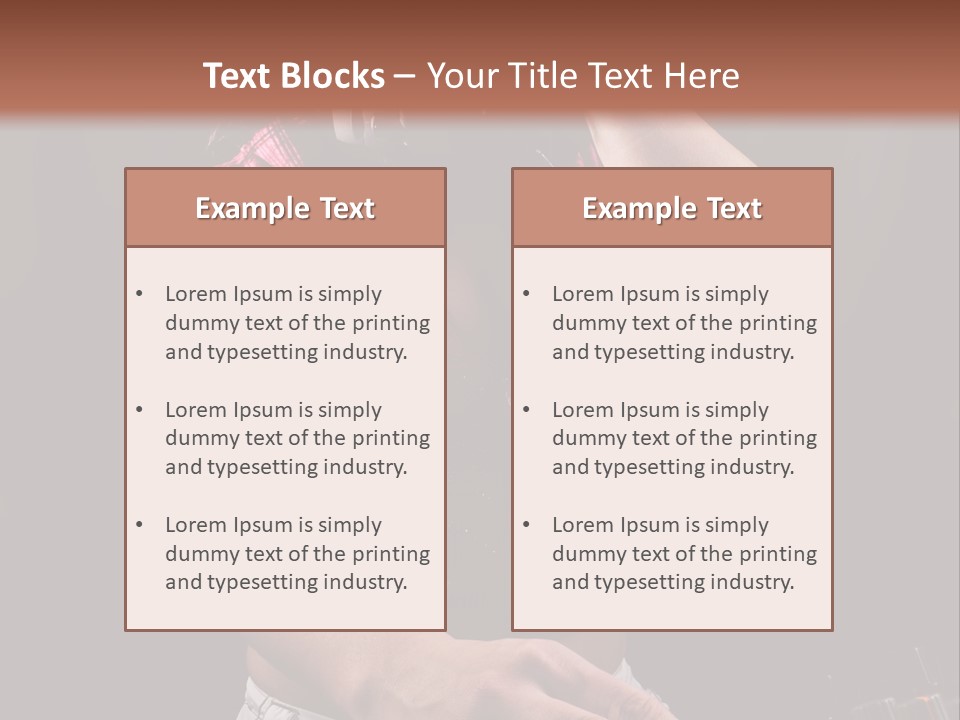 Party Listen Headphones PowerPoint Template