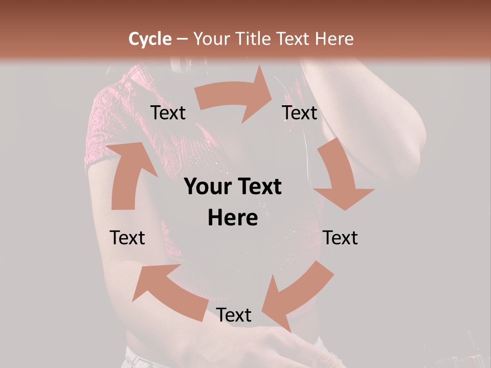 Party Listen Headphones PowerPoint Template