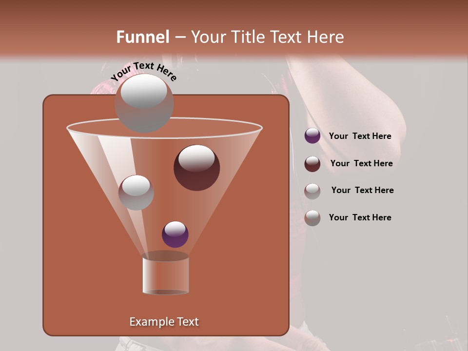 Party Listen Headphones PowerPoint Template