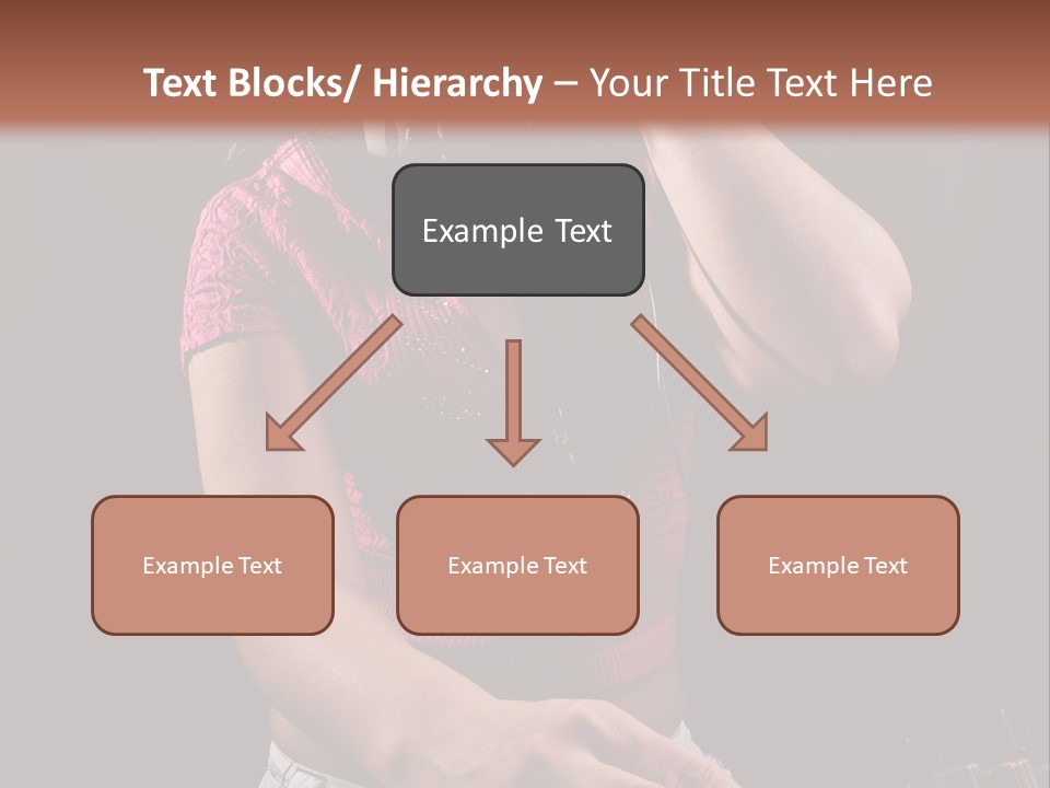 Party Listen Headphones PowerPoint Template