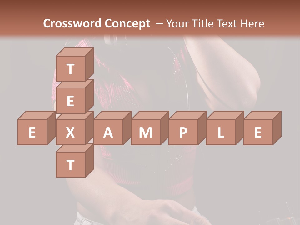 Party Listen Headphones PowerPoint Template