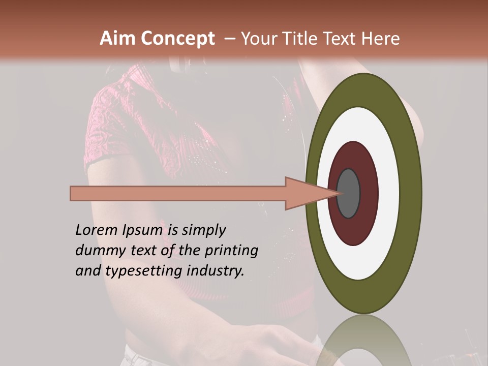 Party Listen Headphones PowerPoint Template