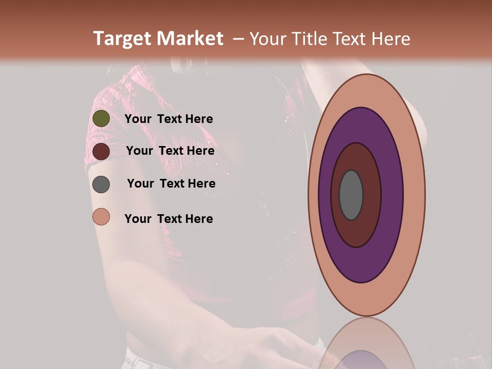 Party Listen Headphones PowerPoint Template