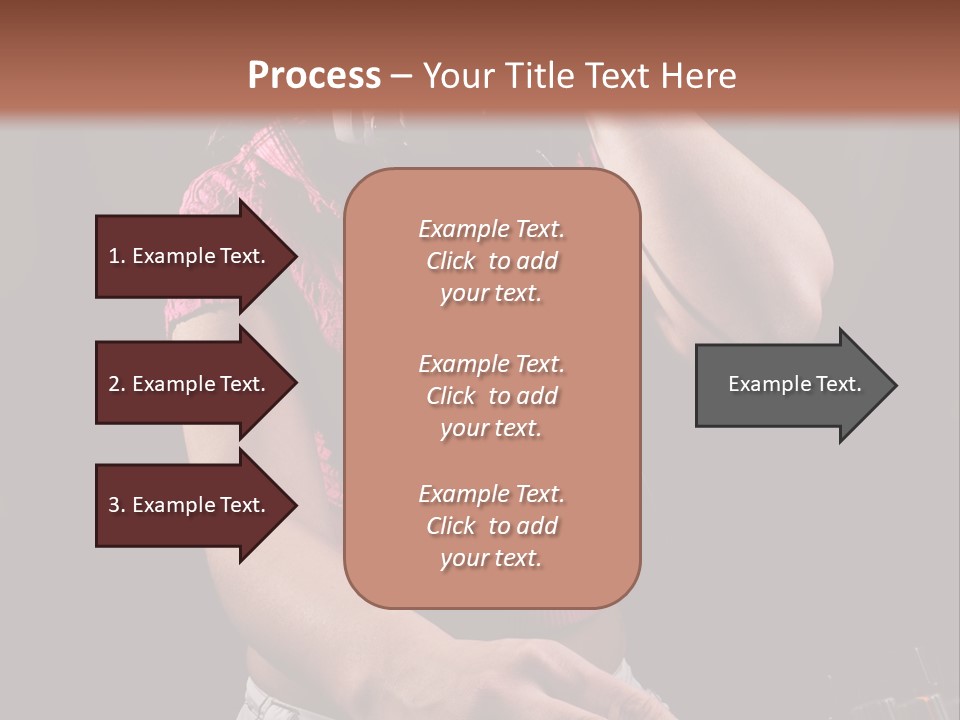 Party Listen Headphones PowerPoint Template