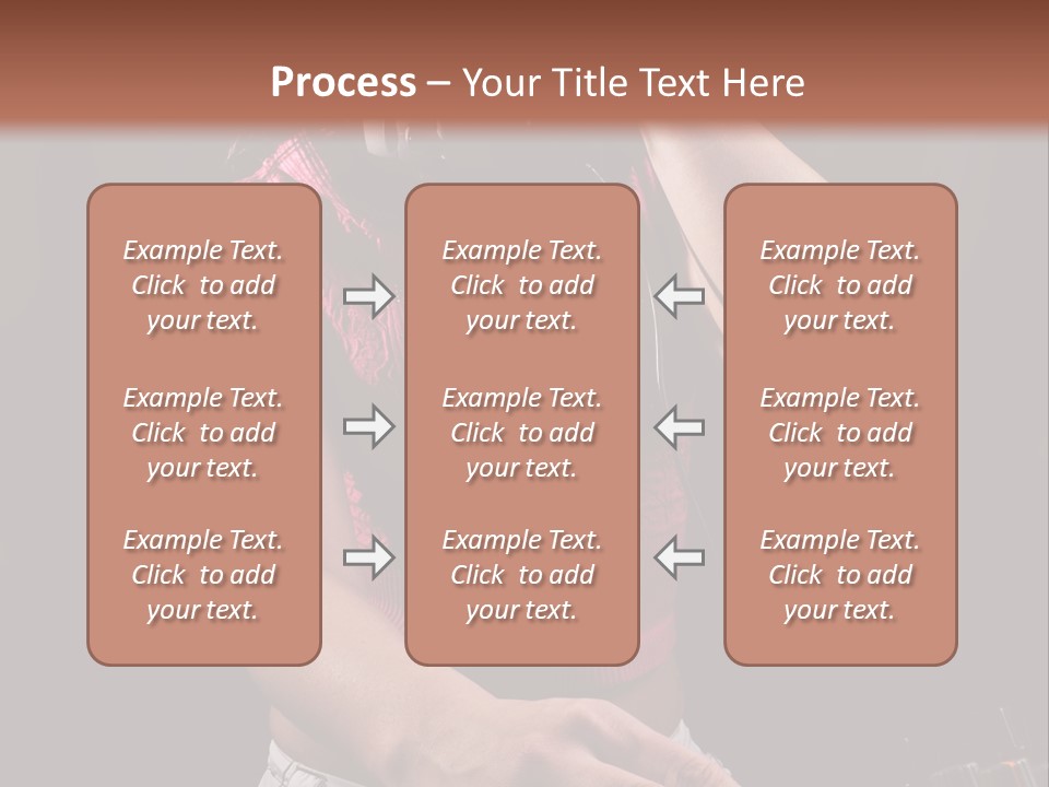 Party Listen Headphones PowerPoint Template