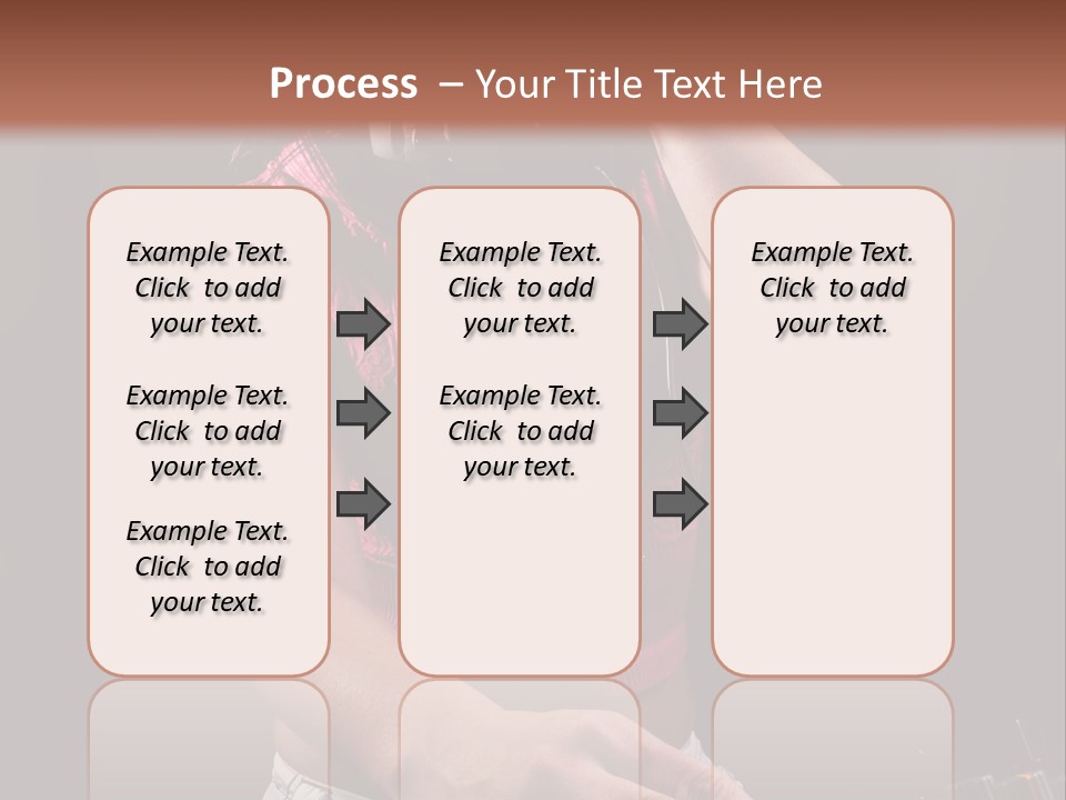Party Listen Headphones PowerPoint Template