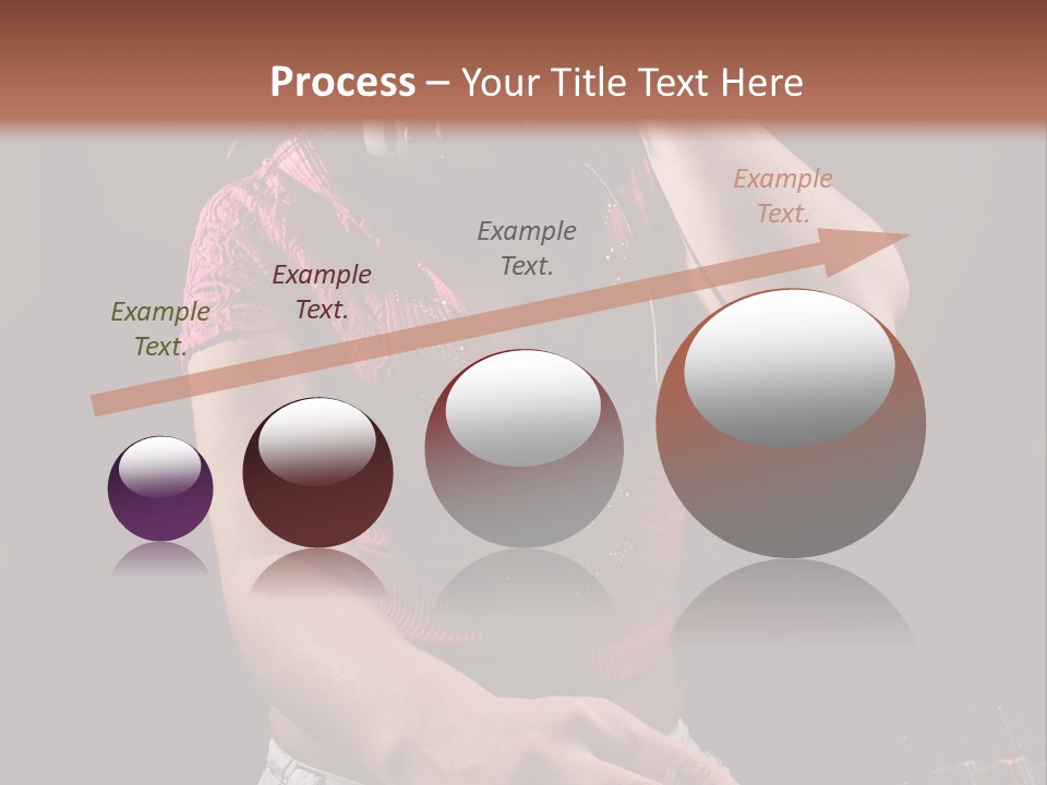 Party Listen Headphones PowerPoint Template