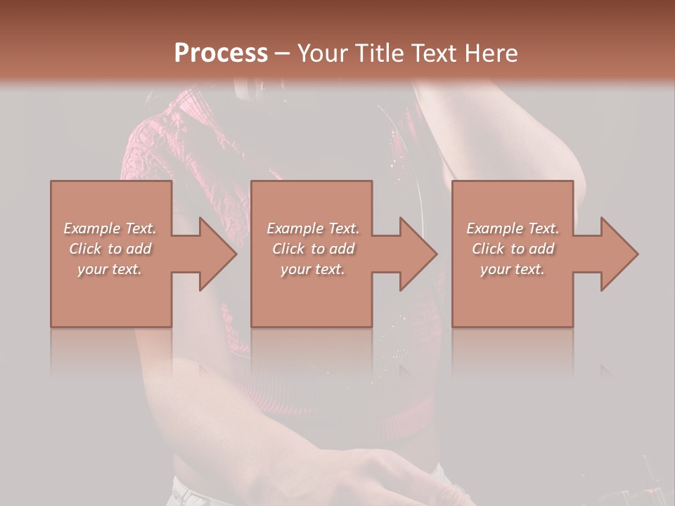 Party Listen Headphones PowerPoint Template