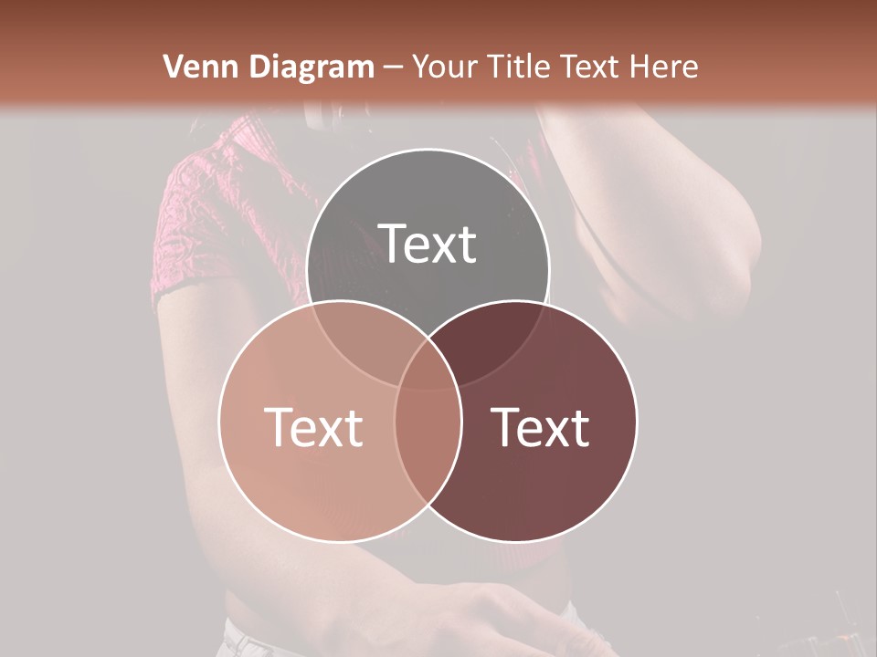 Party Listen Headphones PowerPoint Template