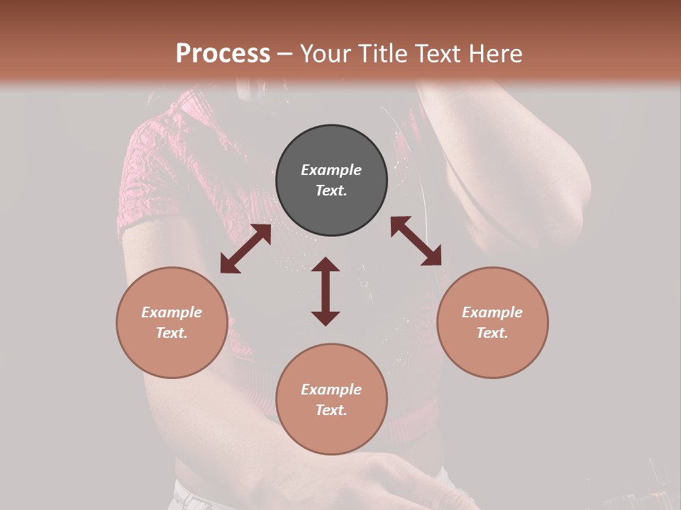 Party Listen Headphones PowerPoint Template