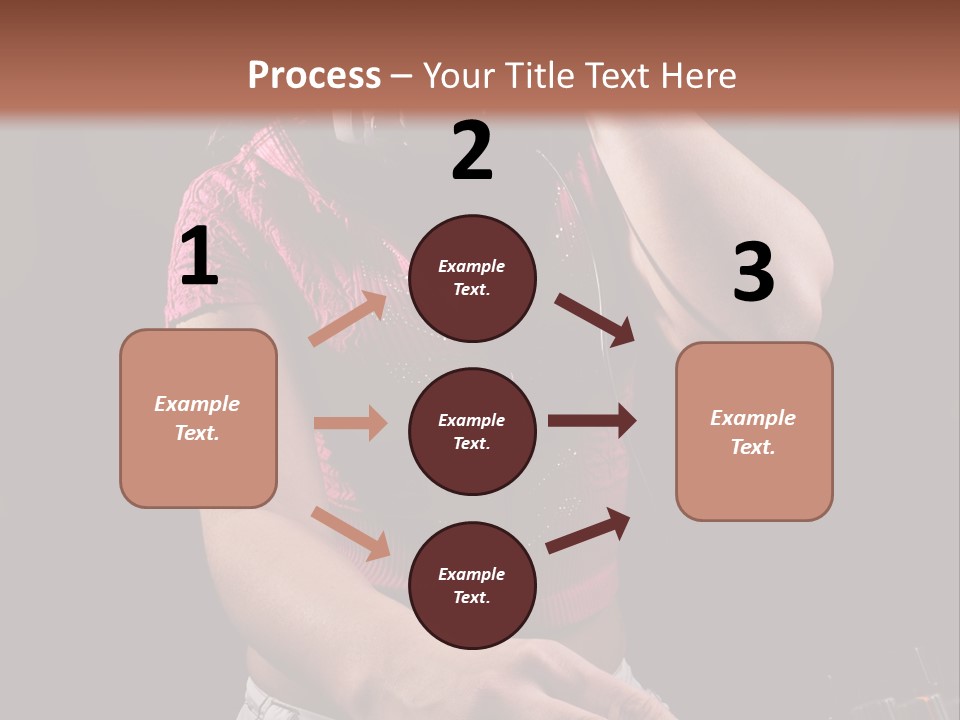 Party Listen Headphones PowerPoint Template