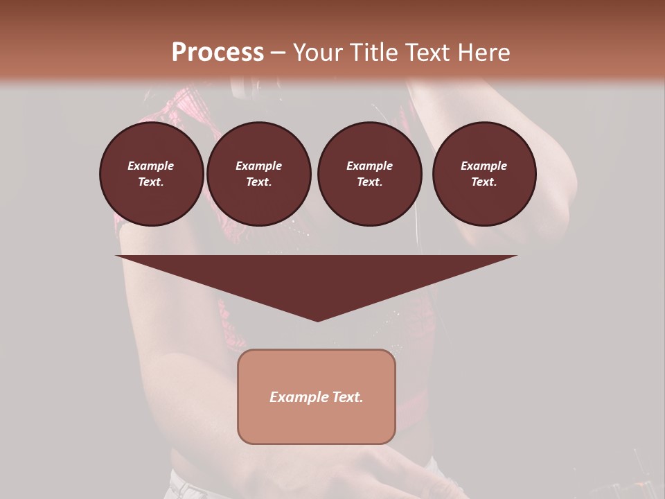 Party Listen Headphones PowerPoint Template