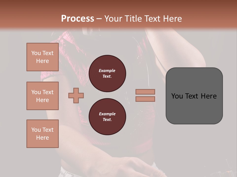 Party Listen Headphones PowerPoint Template