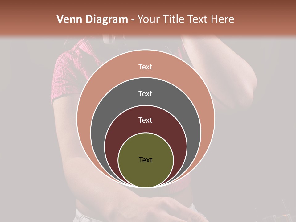 Party Listen Headphones PowerPoint Template