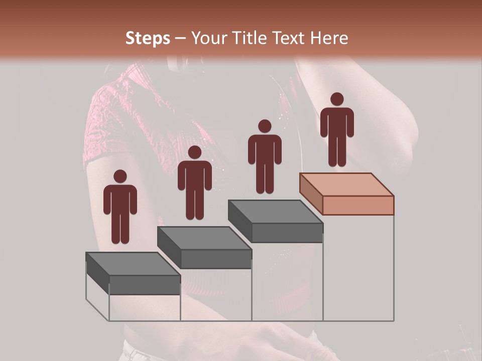 Party Listen Headphones PowerPoint Template