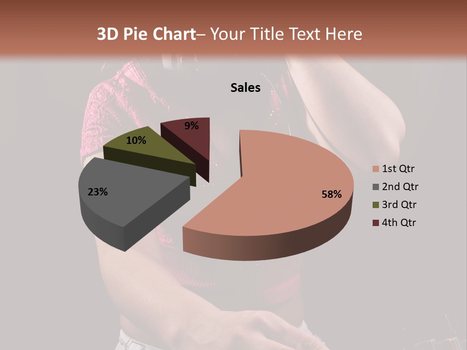 Party Listen Headphones PowerPoint Template