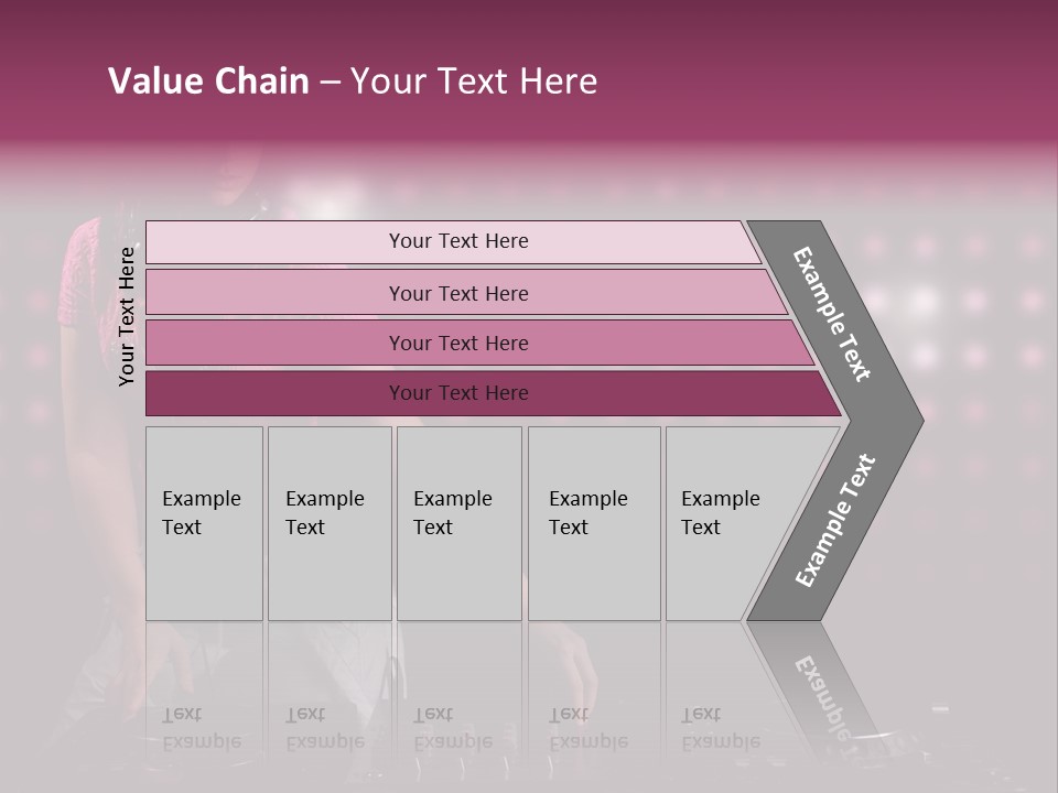 Mixer Headphones Beauty PowerPoint Template