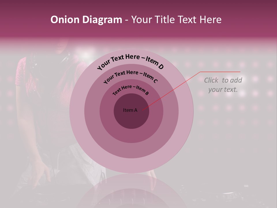 Mixer Headphones Beauty PowerPoint Template