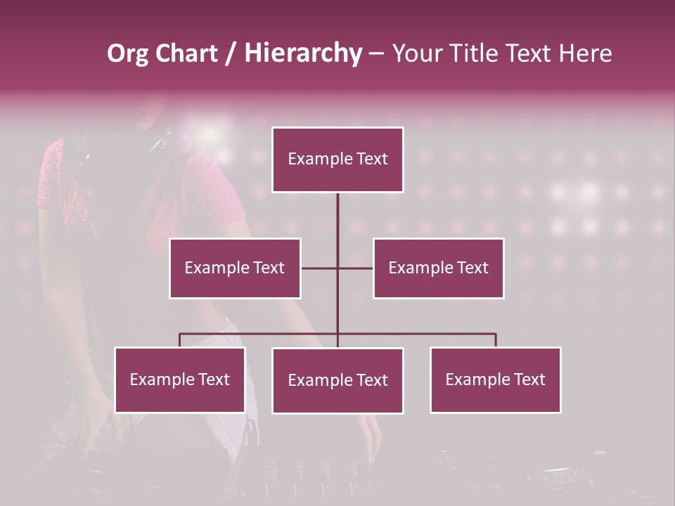 Mixer Headphones Beauty PowerPoint Template