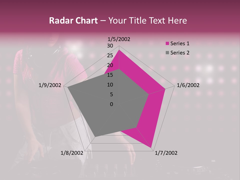 Mixer Headphones Beauty PowerPoint Template