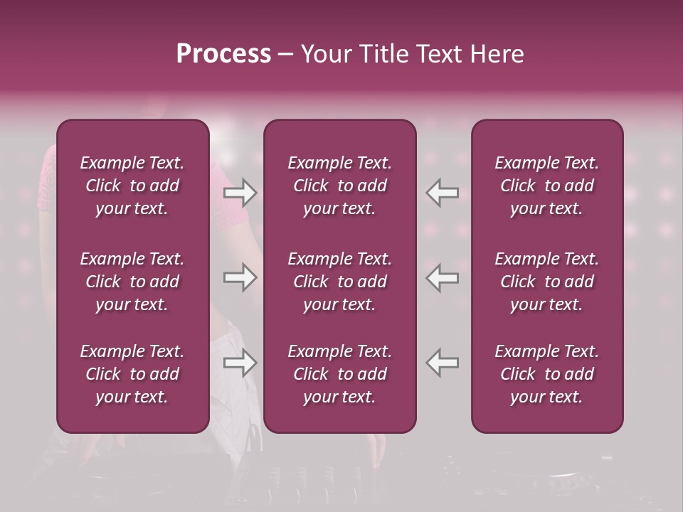 Mixer Headphones Beauty PowerPoint Template