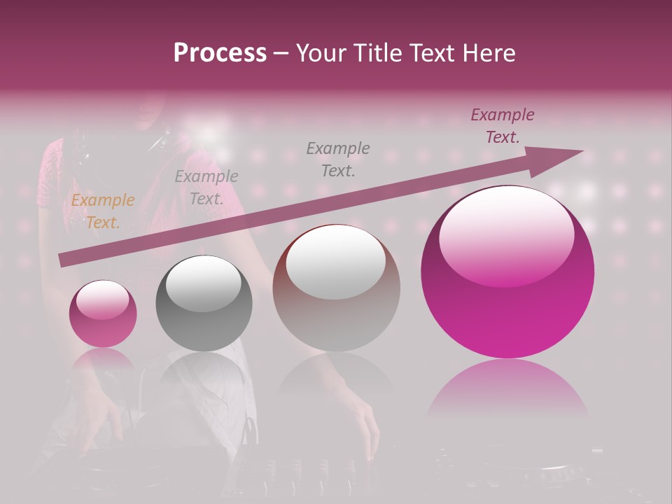 Mixer Headphones Beauty PowerPoint Template